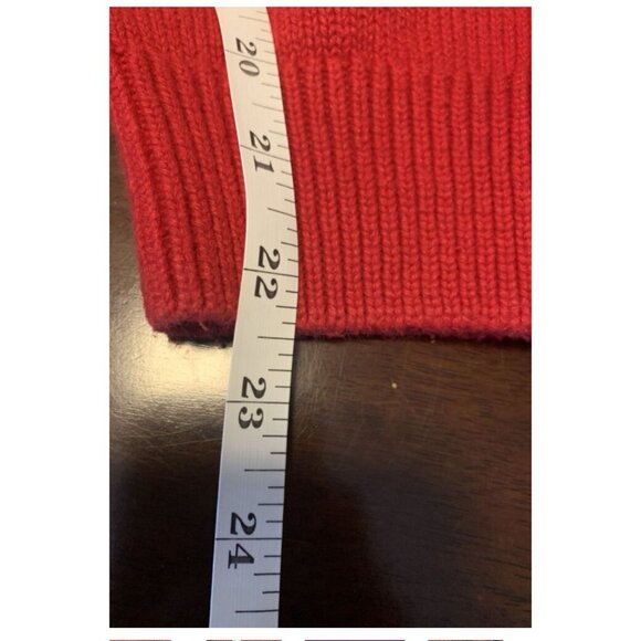 Chaps Cotton Red Mock Neck Polar Bear Fair Isle Knit Sweater Size XXL - Picture 6 of 8